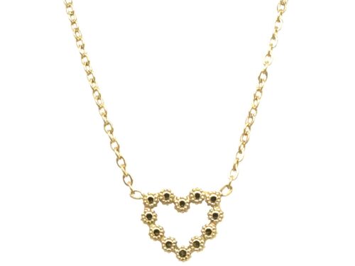 Halsband med hjärta